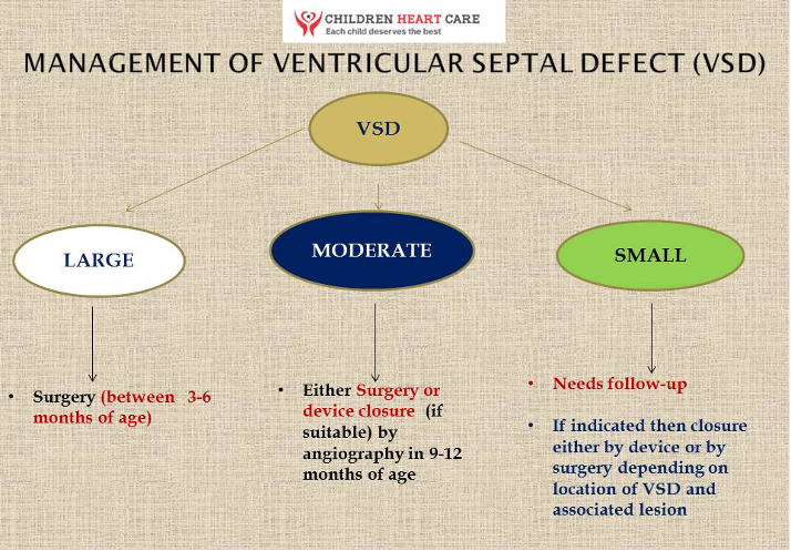What is the Treatment of VSD?